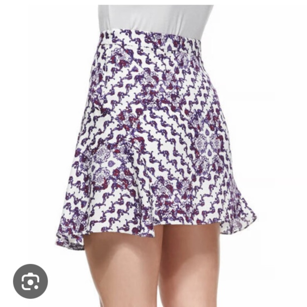 Rebecca Minkoff NWT style PF143013 Kensett skirt 100% silk flowy lightweight 8